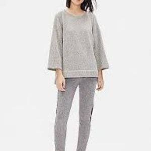 Eileen Fisher Twisted Terry Organic Cotton Sweatshirt